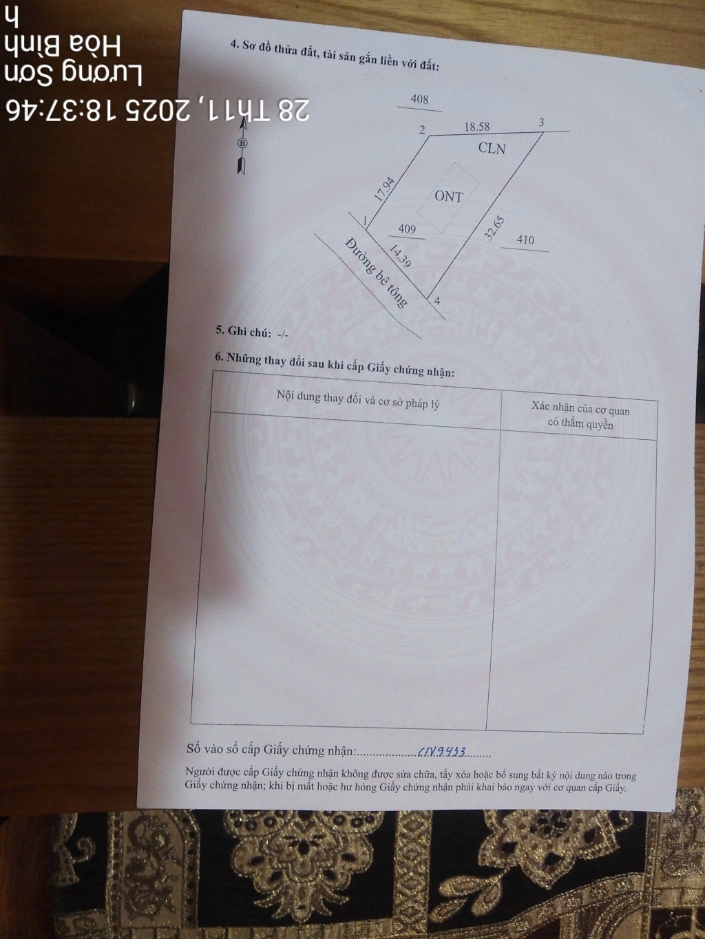 Đất nền Nhuận Trạch 360m² Hòa Bình – Sổ đỏ chính chủ!