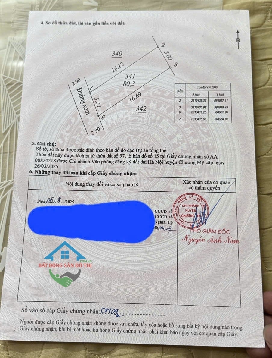 Đất Đồi Chè Chương Mỹ 80.3m² – Tiềm năng tăng giá cực lớn!