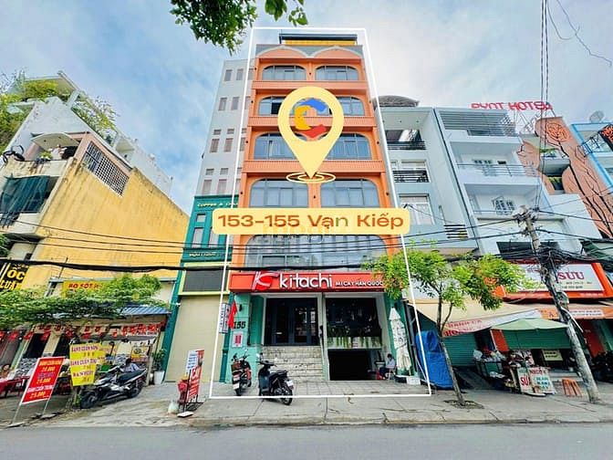 Tòa nhà 153-155 Vạn Kiếp Bình Thạnh 110m² - Vị trí đắc địa, sẵn sàng kinh doanh!