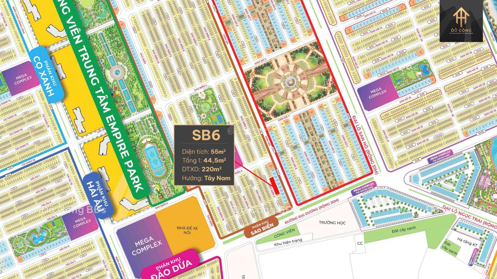 Shophouse Vinhomes Ocean Park 2 55m² giá 8.7 tỷ - Đầu tư sinh lời!