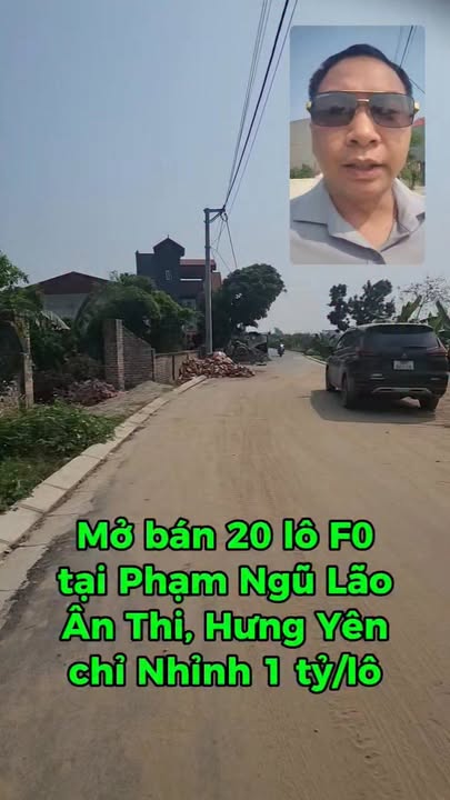 Đất Nền Ân Thi - Hưng Yên: 60m² chỉ từ 1 Tỷ, Sổ Riêng, Kinh Doanh/Đầu Tư