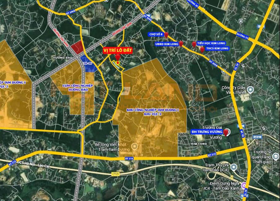 Đất nền Thôn Mé Tam Dương 80m² - Sổ đỏ chính chủ