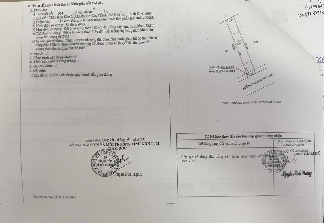 Nhà Đắk Rơ Wa 185m² hơn 1 tỷ - Ô tô vào tận nhà