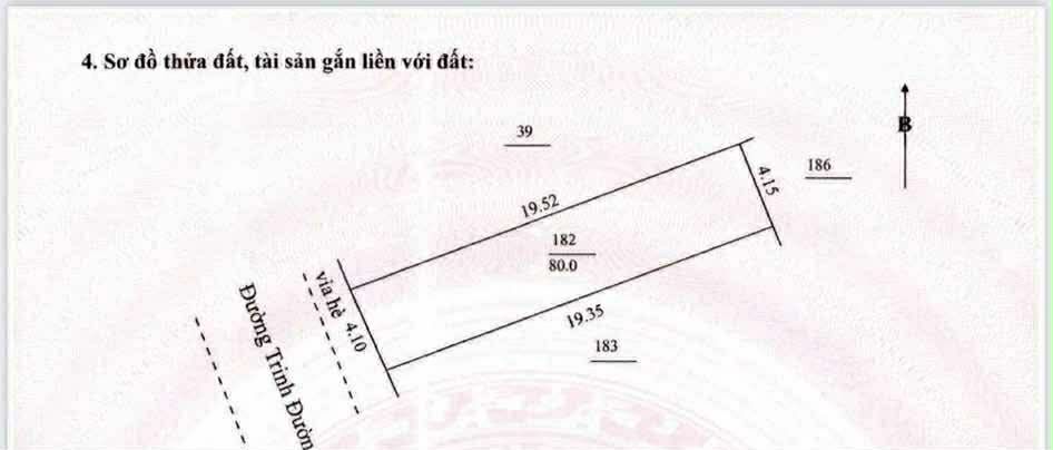 Đất nền mặt tiền đường 5.5m Hòa An, Cẩm Lệ - 80m² giá 3.78 tỷ