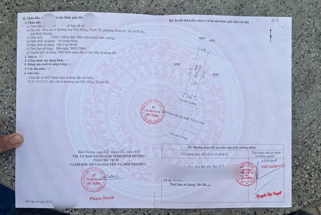 Đất nền 110m² MTKD Trục Chính 22m, P.6, Q.8 - Giá 6.25 Tỷ