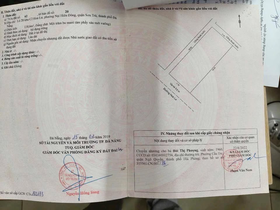 Đất Nền Mặt Tiền Hoa Lư, Sơn Trà - 138m² Nở Hậu, Kinh Doanh Cực Tốt