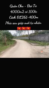 Bán Đất Nền 4000m² Phường Phố Cò, Sông Công - Có Nhà Sẵn, Giá Thỏa Thuận