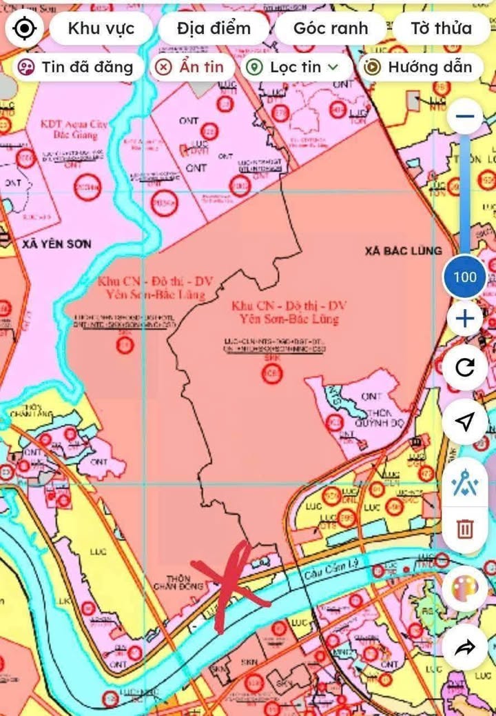 Đất nền Yên Sơn, Lục Nam, Bắc Giang - 200m², MT 10m, Sát KCN