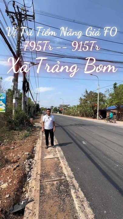 Đất nền Trảng Bom 100m² 795 triệu - Sổ riêng thổ cư