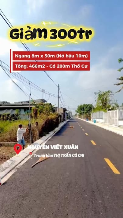 Đất Vàng Củ Chi - Mặt Tiền Nguyễn Viết Xuân 466m² Nở Hậu, Giá Hời