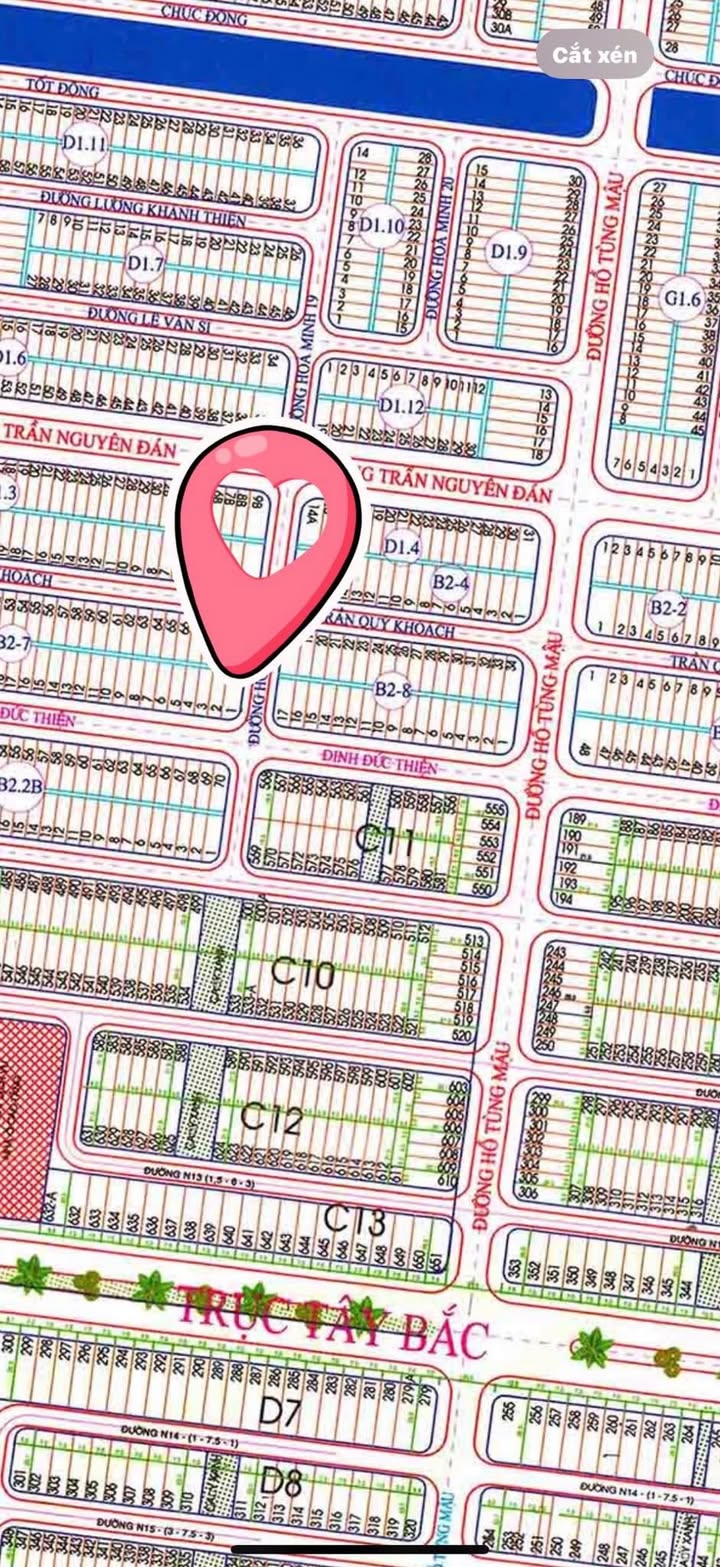 Đất Đinh Đức Thiện Đà Nẵng 90m² 6.8 tỷ - Đường to ô tô