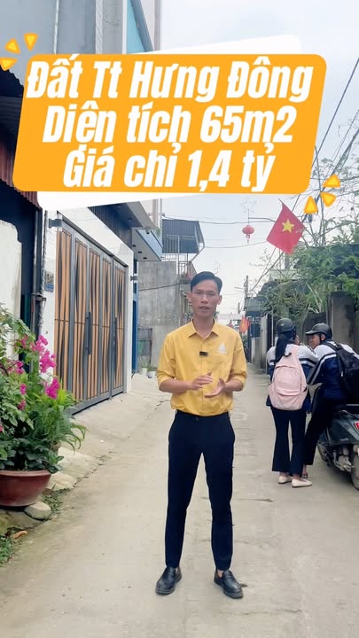 Đất nền Hưng Đông Vinh 65m² 1.4 tỷ - Sổ đỏ chính chủ
