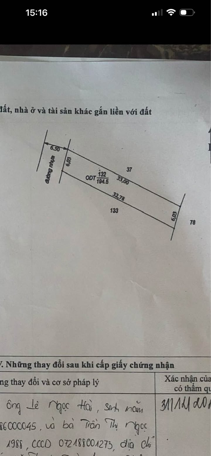 Bán Đất Hẻm 59 Phường 3 Tây Ninh 198m² - Giá Tốt, Sổ Hồng Riêng