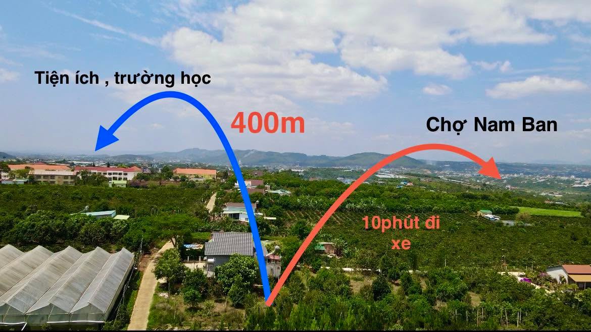 Đất Vàng 1000m² Mặt Tiền 12.5m - Sổ Đỏ Thổ Cư 280m² - Ngay UB Đông Thanh, Lâm Hà