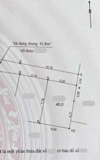 Bán đất Vạn Phúc, Thanh Trì 40m² - Sổ đỏ chính chủ, vuông vức