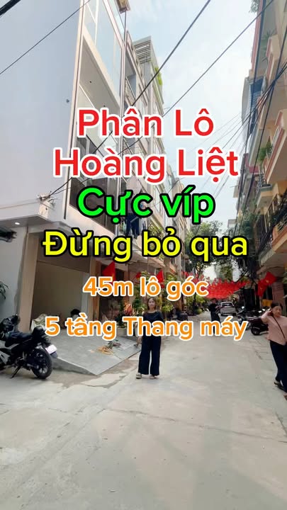 Nhà Phân Lô Hoàng Mai 45m² 5 Tầng Thang Máy - Ô Tô Tránh