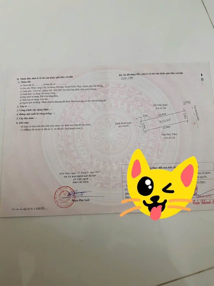 Đất Lạng Côn Đông Phương 135m² 2x triệu - Sổ đỏ chính chủ