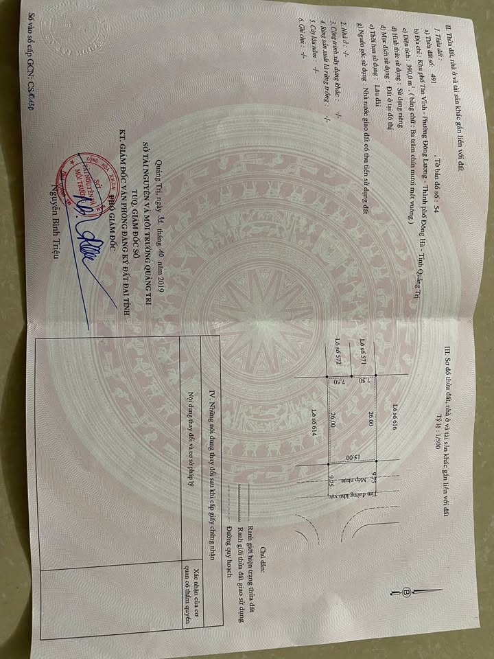 Nhà mặt tiền Thoại Ngọc Hầu Đông Hà 390m² 3 tỷ - Chính chủ bán