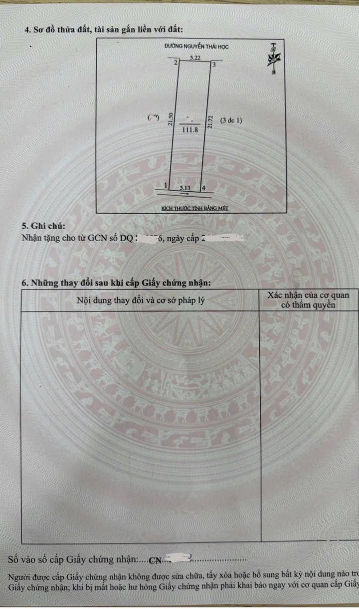 Nhà mặt đường Nguyễn Thái Học Vinh 112m² 16.2 tỷ - Chính chủ bán