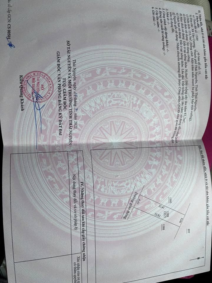 Đất Soi Vàng Tân Cương 153m² 1,5 tỷ - Sổ đỏ chính chủ