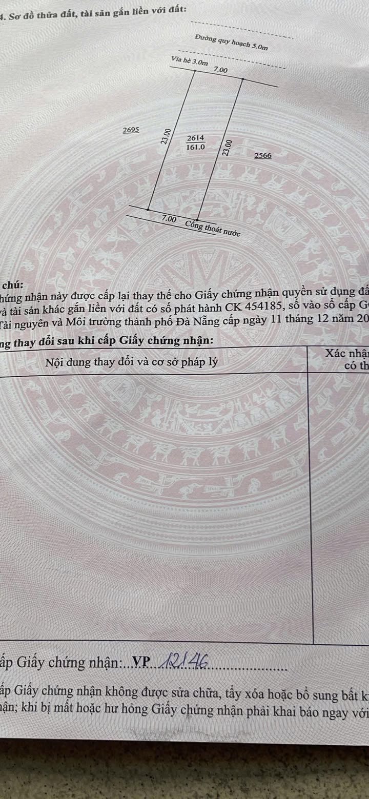 Đất Lệ Sơn Đà Nẵng 161m² Hướng Đông Bắc - Giá 2.9 Tỷ Chính Chủ