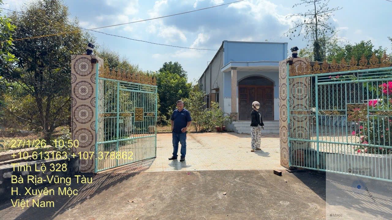 Đất Vườn Xuyên Mộc 1200m² - Sổ Đỏ Thổ Cư, Vườn Trái Cây Trĩu Quả