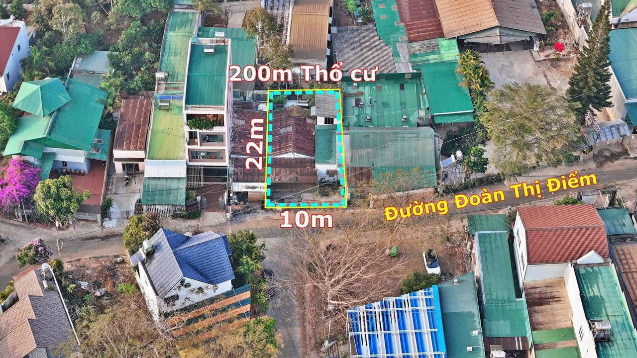 Đất Vàng Di Linh: Mặt Tiền Đoàn Thị Điểm 220m² - Trung Tâm Sầm Uất