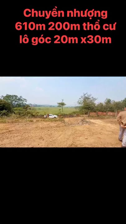 Đất Nền Lương Sơn 610m² Lô Góc - Tiềm Năng Nghỉ Dưỡng, Đầu Tư