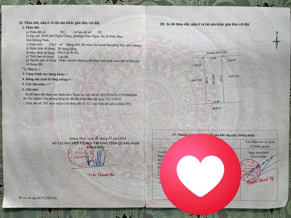 Đất Vàng Điện Ngọc 378m² - Có Sẵn 2 Dãy Trọ, Giá 8 Tỷ