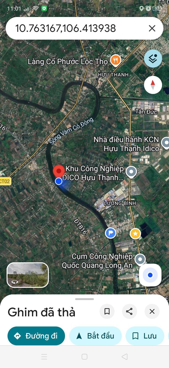 Bán Đất Vườn 3000m² Mặt Sông Vàm Cỏ Đông, Bến Lức - 6 Tỷ
