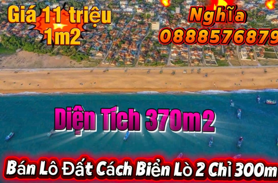 Đất nền ven biển Phú Yên - 370m² giá 4.1 tỷ - Sổ đỏ chính chủ