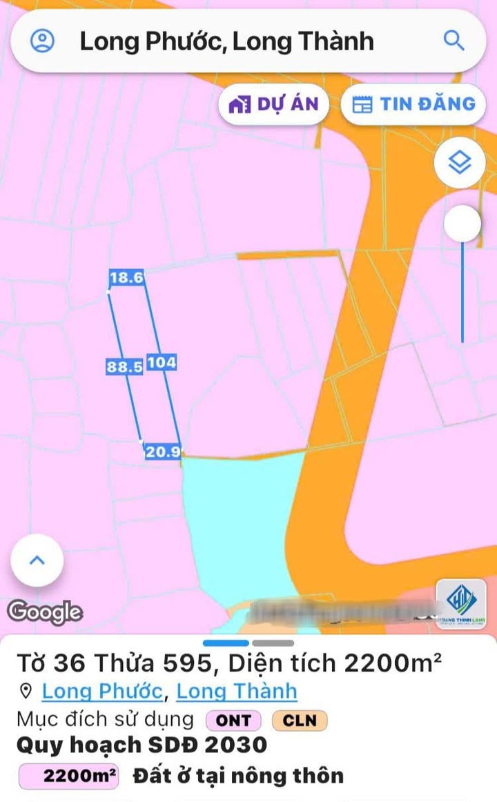 Đất Long Thành 2200m² - Sát Sân Bay, Giá Đầu Tư 7.9 Tỷ