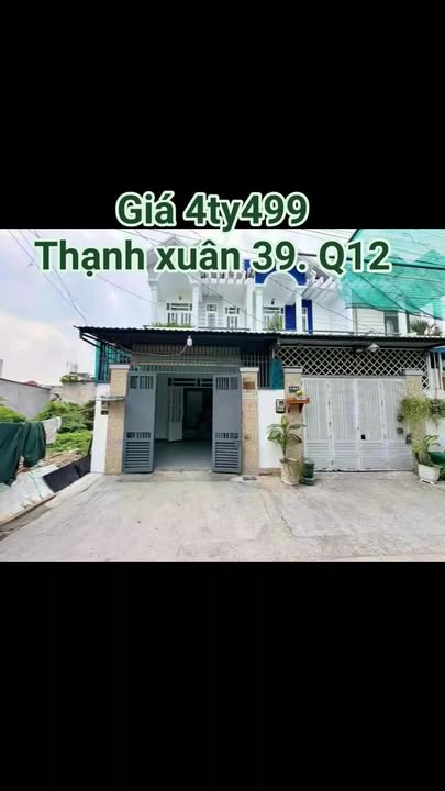 Nhà 70m² Quận 12, 2PN, Sân Oto - Giá 4.49 Tỷ TL