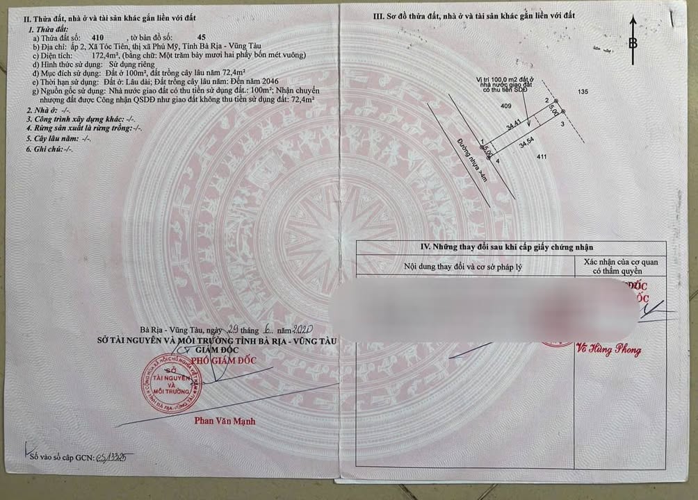 Đất nền Phú Mỹ 170m² 950 triệu – Sổ đỏ chính chủ