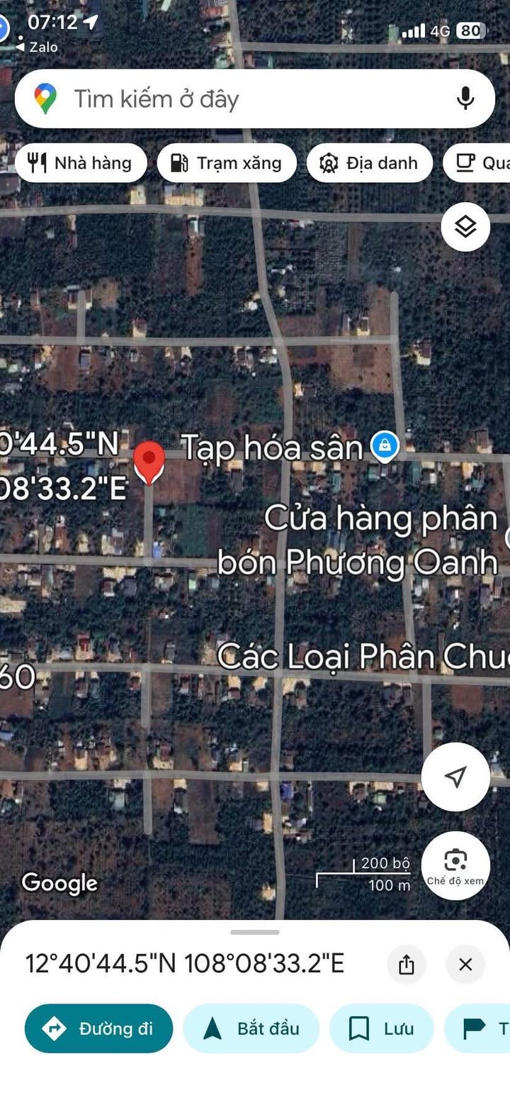 Đất Hòa Đông Krông Pắc 125m² 450 triệu - Sổ đỏ chính chủ