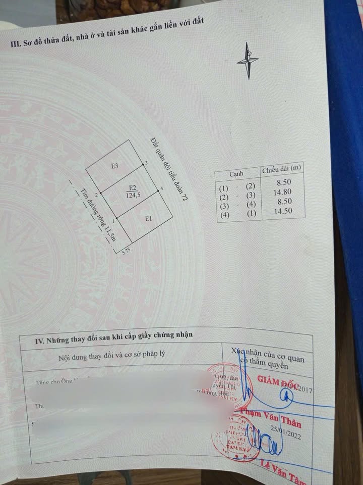 Đất nền Hồ Tùng Mậu Tam Kỳ 124m² 2.3 tỷ - Sổ đỏ