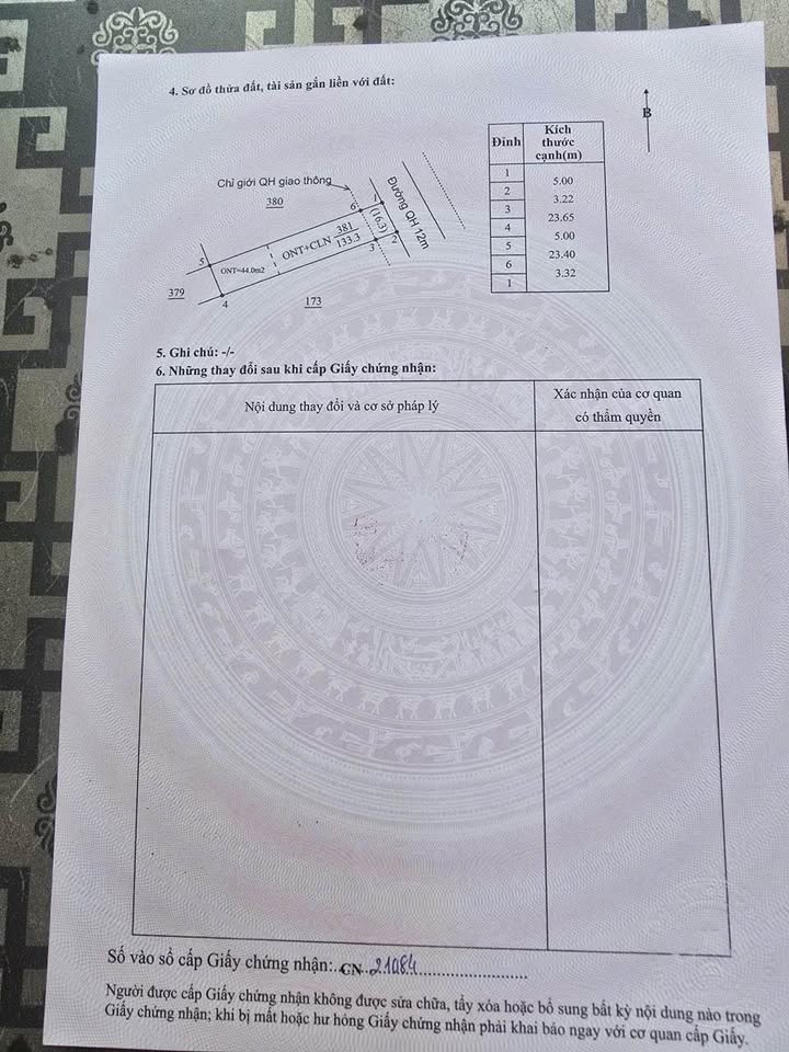 Đất nền Quảng Phú Buôn Ma Thuột 133m² 250 triệu - Sổ hồng riêng
