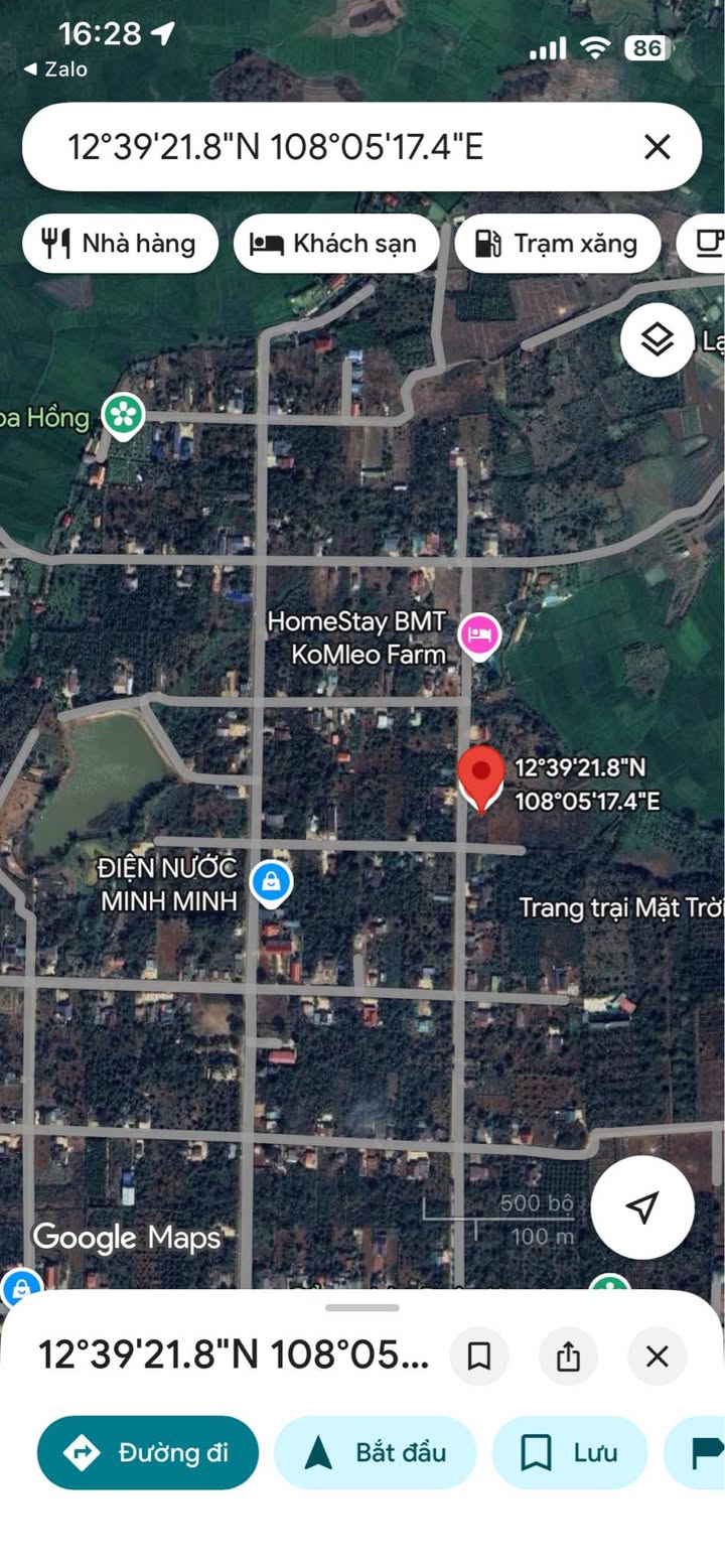 Bán Đất Vườn 300m² P.Tân Lập, Buôn Ma Thuột - View Cánh Đồng Thơ Mộng