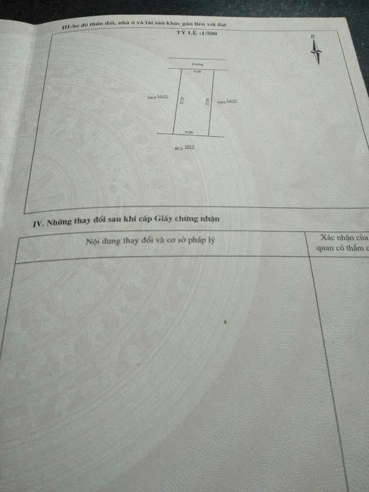 Đất Cát Minh 210m² Full Thổ - Sổ Hồng Sẵn Sàng - Gần Chợ, Trường