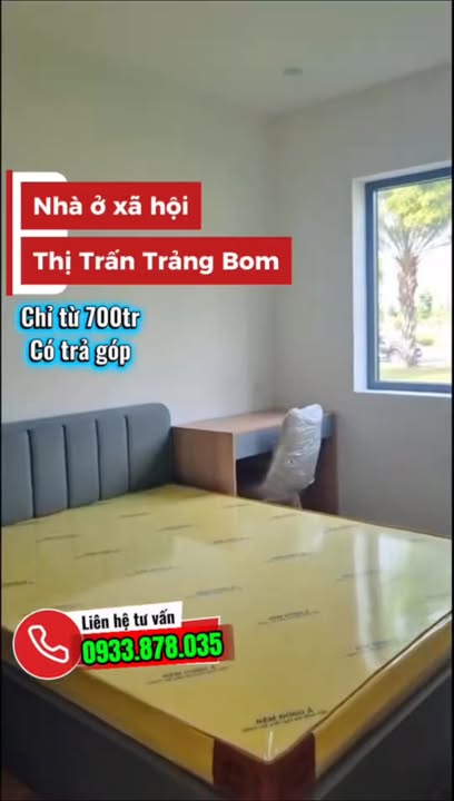 Chung cư Nhà ở xã hội Trảng Bom - 35m² - Chỉ từ 700 triệu