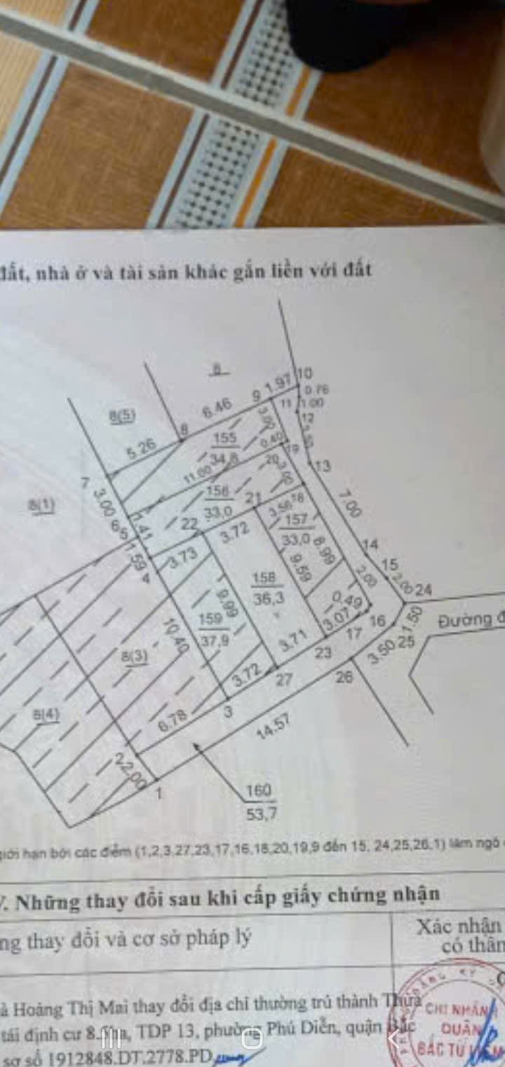 Bán đất Phú Diễn 36m² - Ô tô đỗ cửa, sổ đỏ sẵn sàng