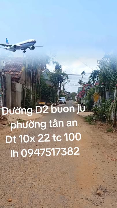 Đất Vàng Buôn Ma Thuột - 220m² Mặt Tiền Đường D2, Tân An - Giá 4.2 Tỷ