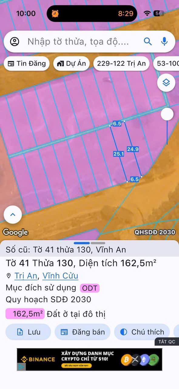 Đất nền Trị An 162m² 750 triệu - Sổ đỏ chính chủ