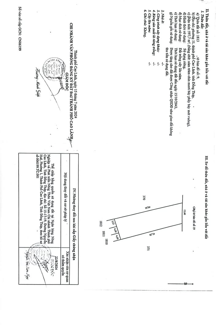Đất nền Đường Dal Sông Cao Lãnh 790m² - Hạ tầng hoàn thiện
