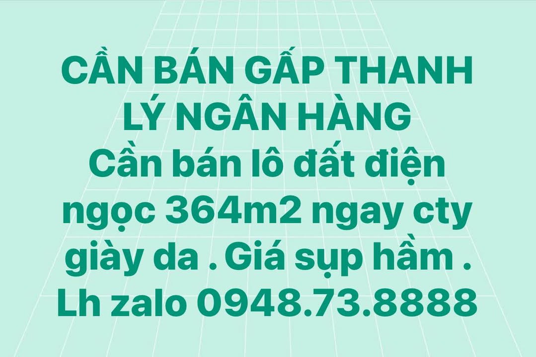 Bán Gấp Đất Điện Ngọc 364m² - Sổ Đỏ Sẵn Sàng - Giá Tốt
