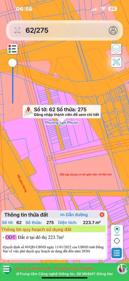 Đất Nền Tam Phước, Biên Hòa 230m² - Tiềm Năng Tăng Giá Vượt Trội!