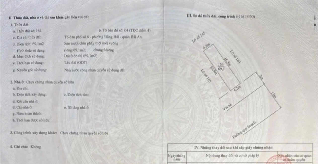 Đất nền Hải An View 69m² - Lô góc hướng Đông Nam, ngay công viên