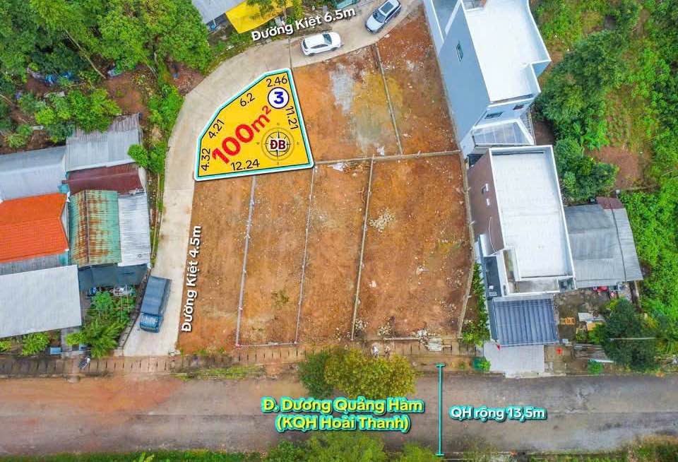 Đất nền Dương Quảng Hàm, Huế 100m² giá 1.5 tỷ - Sổ đỏ chính chủ