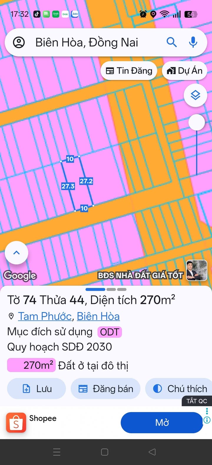 Đất nền Đồng Nai 270m² - Thổ cư trọn vẹn, sổ hồng sẵn sàng