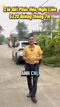 Đất nền Nghi Liên Vinh 100m² - Hơn 2 tỷ, Sẵn Sổ Hồng